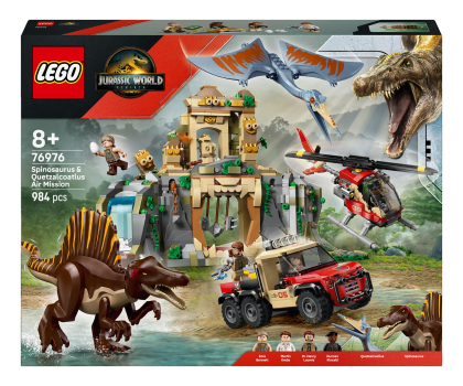 Klocki LEGO® LEGO Jurassic World 76976 Powietrzna misja z kecalkoatlem i spino